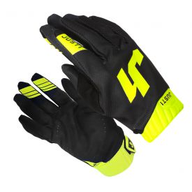 Rękawice motocyklowe JUST1 J-FLEX 2.0 BLACK YELLOW FLUO rozmiar M