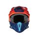 Kask JUST1 J18 VERTIGO blue-white-fluo orange matt S