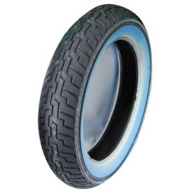 DUNLOP OPONA 130/90-16 D404 67H TT PRZÓD WWW BIAŁY BOK DOT 02/2022