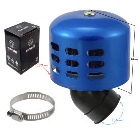 Filtr powietrza stożkowy niebieski, średnica 34 mm