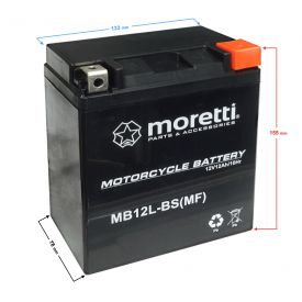 Akumulator Moretti AGM (Gel) MB12L-BS