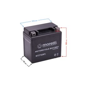 Akumulator Moretti AGM (Gel) MTZ7S