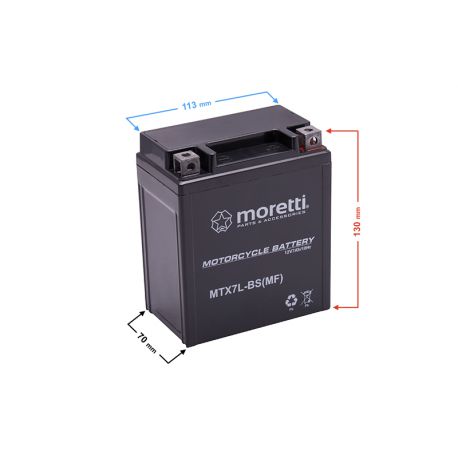 Akumulator Moretti AGM (Gel) MTX7L-BS