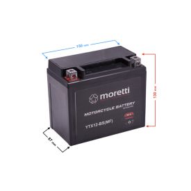 Akumulator Moretti AGM (Gel) MTX12-BS