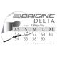 Kask ORIGINE DELTA BASIC SOLID white gloss M