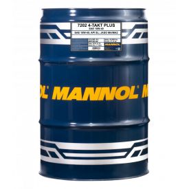 MANNOL OLEJ SILNIKOWY 4T PLUS 10W40 (API SL, JASO MA/MA2) SEMISYNTETYK (7202) BECZKA 60L