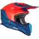 Kask JUST1 J18 VERTIGO blue-white-fluo orange matt S