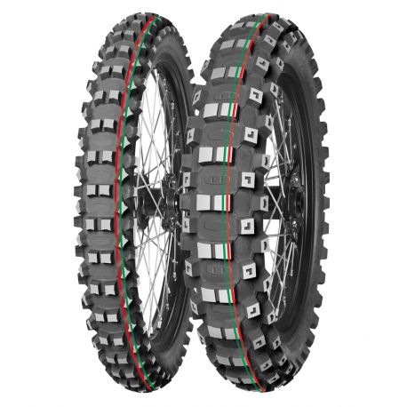 MITAS OPONA 80/100-21 TERRA FORCE-MX MH MEDIUM/HARD 51M (CZERWONO-ZIELONY PASEK) TT PRZÓD DOT 2022 (DOT:CMDD) (460090)