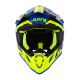 Kask JUST1 J38 BLADE blue-fluo yellow-black XL