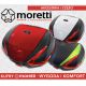 Kufer Moretti MR-889, 46 l., czerwony, czerwony odblask