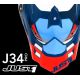 Kask JUST1 J34 PRO TOUR red-blue L