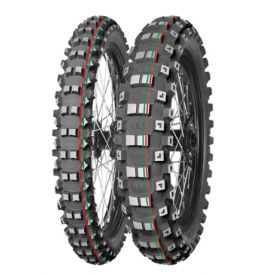 MITAS OPONA 80/100-21 TERRA FORCE-MX MH MEDIUM/HARD 51M (CZERWONO-ZIELONY PASEK) TT PRZÓD DOT 2023 (DOT: XCDT) (460090)