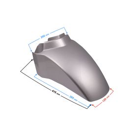 Obudowa błotnik przedni, do skutera Tres Srebrny