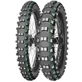 MITAS OPONA 110/100-18 TERRA FORCE MX-SM 64M TT SUPER LIGHT (ZIELONY PASEK) TYŁ DOT 37/2022 (26323)