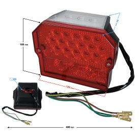 Lampa tylna do motocykla MZ LED