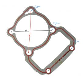 Uszczelka cylindra GT 125