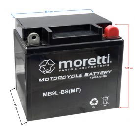 Akumulator Moretti AGM (Gel) MB9L-BS