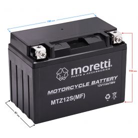 Akumulator Moretti AGM (Gel) MTZ12S