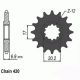 ZĘBATKA ZDAWCZA RIEJU Z10 6MM ŁAŃCUCH 415 0/000.320.0041