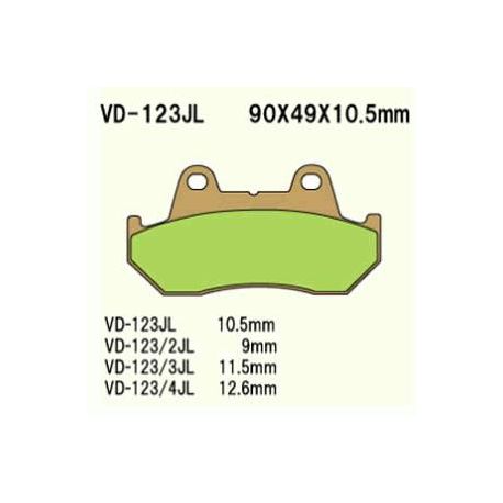 KLOCKI HAMULCOWE VESRAH VD-123JL (FA69HH)