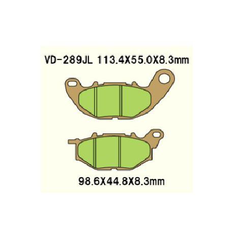 KLOCKI HAMULCOWE VESRAH VD-289JL