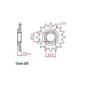 ZEBATKA NAPEDOWA SUNSTAR SUNF3G4-13