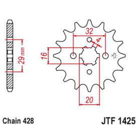 ZEBATKA NAPĘDOWA JT JTF1425.15