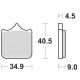 KLOCKI HAMULCOWE BRAKING SEMI METALLIC RACE 947CM66