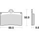 KLOCKI HAMULCOWE BRAKING SINTERED 688CM55 PRZEDNIE