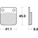 KLOCKI HAMULCOWE BRAKING SINTERED 703CM44 OFFROAD