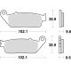 KLOCKI HAMULCOWE BRAKING SINTERED 720CM56 TYLNE