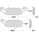 KLOCKI HAMULCOWE BRAKING SINTERED 782CM55 PRZEDNIE