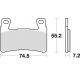 KLOCKI HAMULCOWE BRAKING SINTERED 827CM55 PRZEDNIE