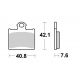 KLOCKI HAMULCOWE BRAKING SINTERED 949CM44 OFFROAD