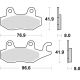 KLOCKI HAMULCOWE BRAKING SINTERED P30725 SCOOTER