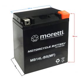 Akumulator Moretti AGM (Gel) MB14L-BS MF