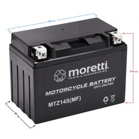 Akumulator Moretti AGM (Gel) MTZ14S
