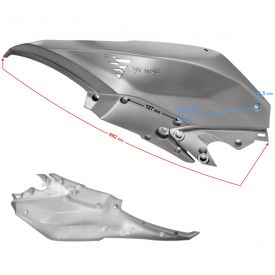 Obudowa zbiornika paliwa lewa szara VOGE 300DS
