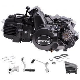 Silnik Moretti poziomy 154FMI, 125cc 4T, 4-biegowy Automat, Czarny (bez oleju)