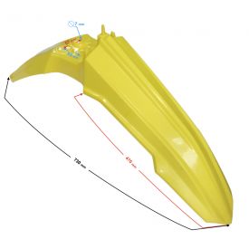 Obudowa - błotnik przedni żółty DB250 MZK