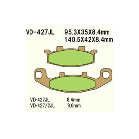 KLOCKI HAMULCOWE VESRAH VD-427/2JL