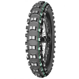 MITAS OPONA 100/90-19 TERRA FORCE MX-SM 57M TT SUPER LIGHT (ZIELONY PASEK) TYŁ DOT 36/2022 (26650)