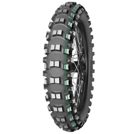 MITAS OPONA 100/90-19 TERRA FORCE MX-SM 57M TT SUPER LIGHT (ZIELONY PASEK) TYŁ DOT 36/2022 (26650)