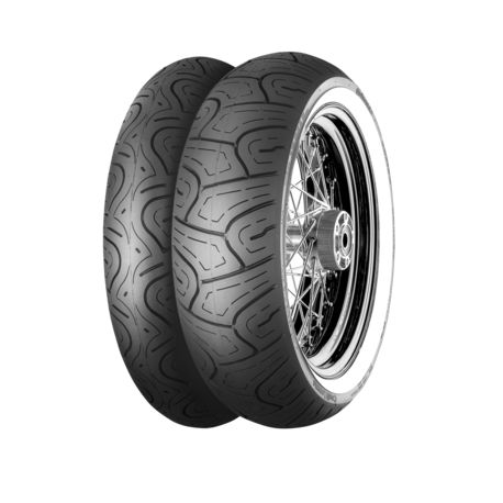 CONTINENTAL OPONA 130/70-18 CONTILEGEND 63H TL M/C WW BIAŁY BOK PRZÓD DOT 14/2022 (240302) (oferta specjalna)