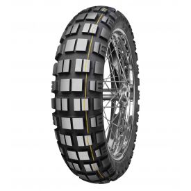 OPONA 140/80B18 MITAS E-10 70T DAKAR TL M+S TYŁ (ŻÓŁTY PASEK) DOT 24/2022 (24426) WYCOFANE (ZAMIENNIK:70001216)