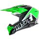 Kask JUST1 J39 THRUSTER black green fluo white gloss S