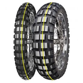 OPONA 140/80B17 MITAS E-10 69T TL DAKAR (ŻÓŁTY PASEK) TYŁ DOT 16/2023 (24424) WYCOFANE (ZAMIENNIK:70001209)