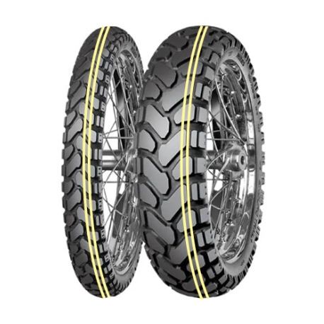 MITAS OPONA 110/80B19 ENDURO TRAIL DAKAR (PODWÓJNY ŻÓŁTY PASEK) 59H TL/TT M+S PRZÓD DOT 45/2023 (zamiennik:70000451)