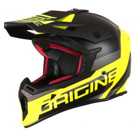 Kask ORIGINE HERO MX fluo yellow-black matt L