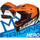 Kask ORIGINE HERO MX fluo orange-black matt XS